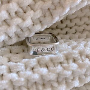 Tiffany and co. Square ring size 8, normal wear